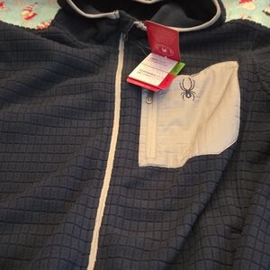 Spyder Navy Fleece Jacket